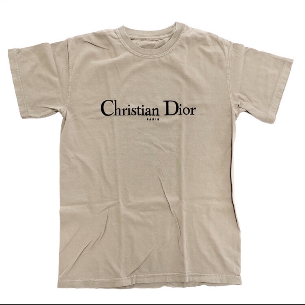 Christian Dior T-shirt in Sand